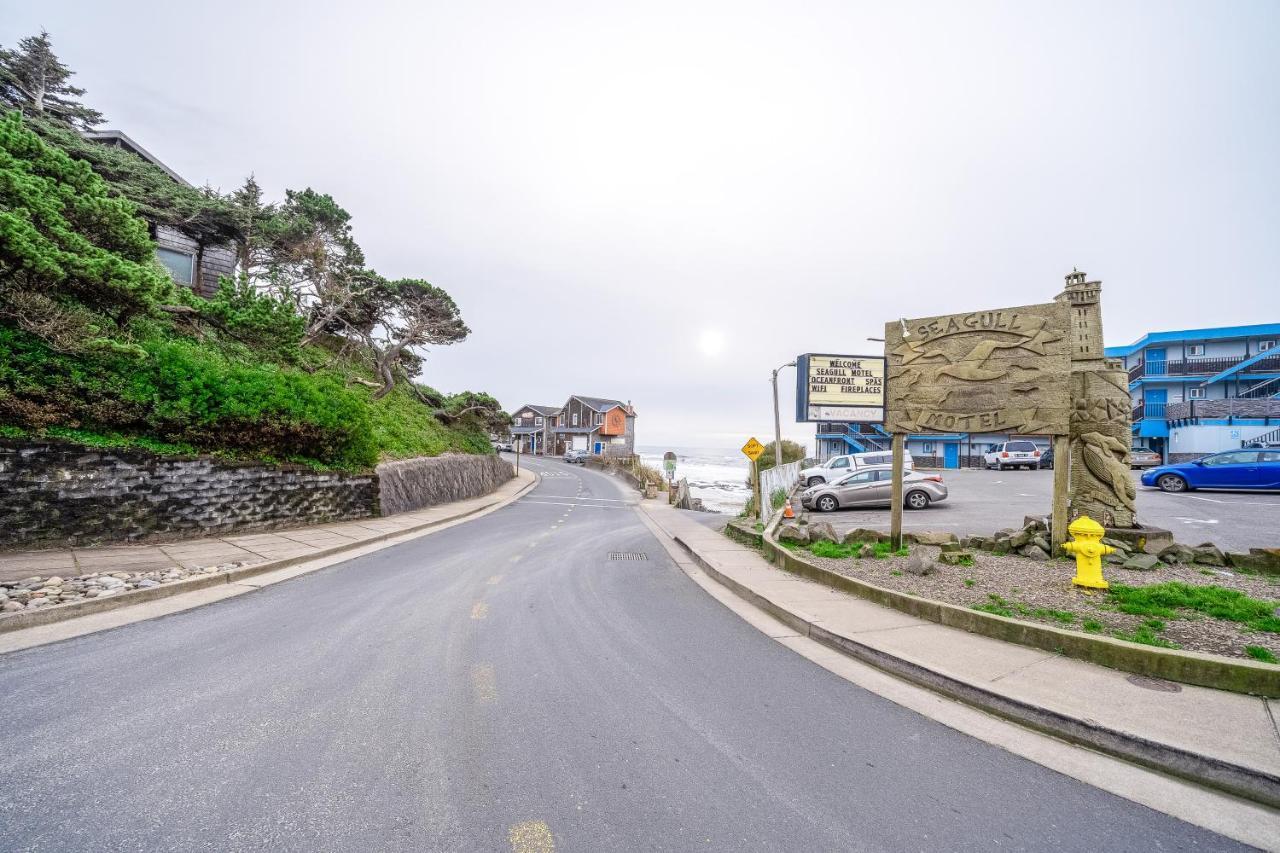 Oceanfront Contemporary Lägenhet Lincoln City Exteriör bild